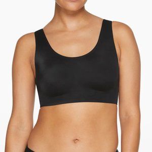 Third Love Smoothing Scoop Wireless Removable Padding Black Sports Bra